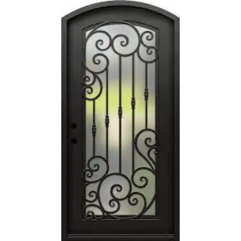 Modern Wrought Iron Door